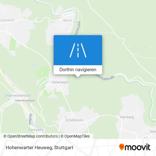 Hohenwarter Heuweg Karte