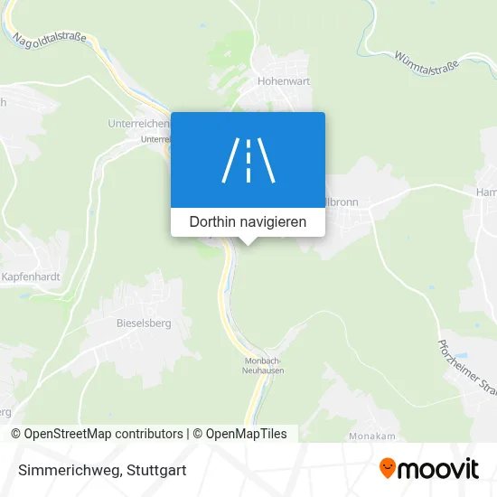 Simmerichweg Karte