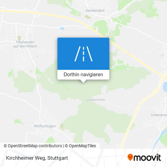 Kirchheimer Weg Karte