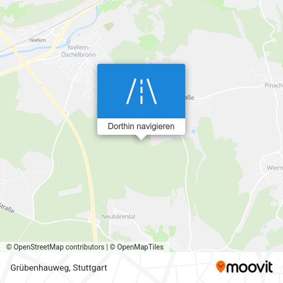 Grübenhauweg Karte