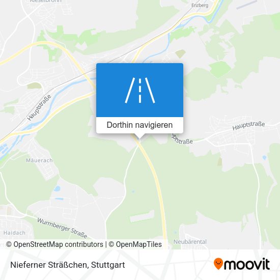 Nieferner Sträßchen Karte