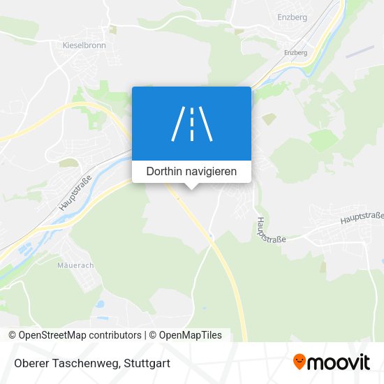 Oberer Taschenweg Karte