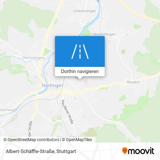 Albert-Schäffle-Straße Karte
