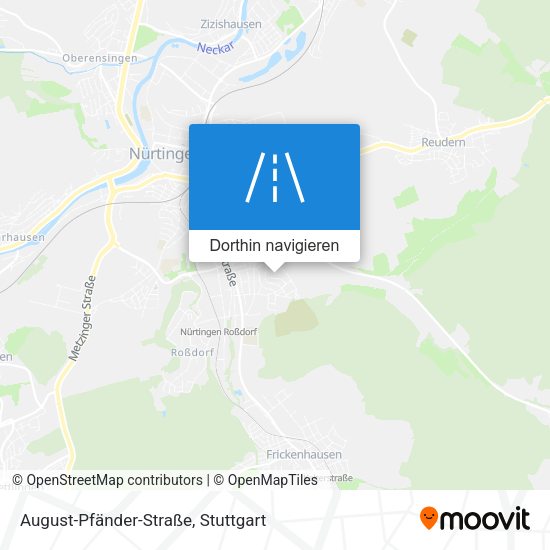 August-Pfänder-Straße Karte