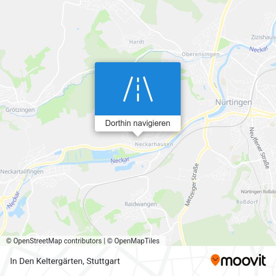 In Den Keltergärten Karte