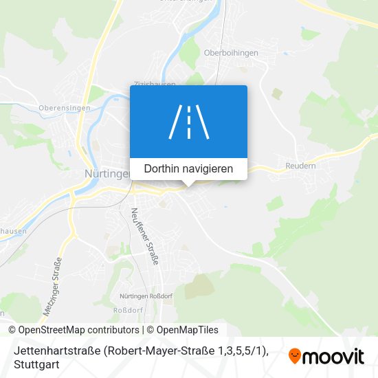 Jettenhartstraße (Robert-Mayer-Straße 1,3,5,5 / 1) Karte