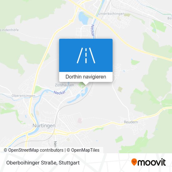 Oberboihinger Straße Karte