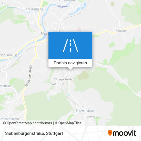 Siebenbürgenstraße Karte