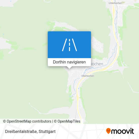 Dreißentalstraße Karte