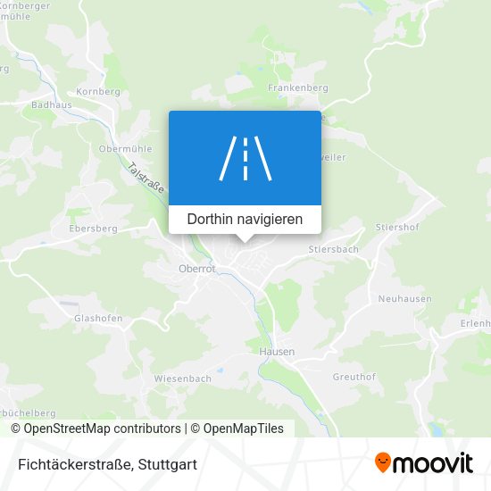 Fichtäckerstraße Karte