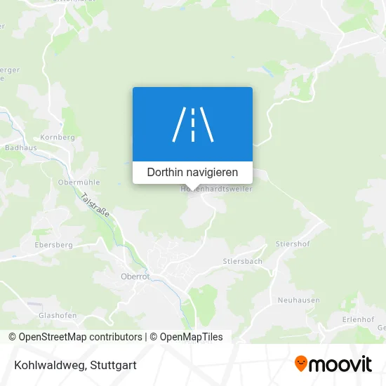 Kohlwaldweg Karte