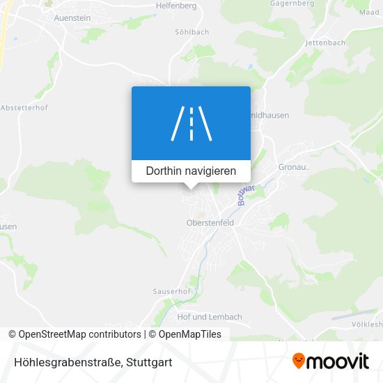 Höhlesgrabenstraße Karte