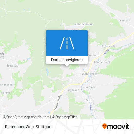 Rietenauer Weg Karte