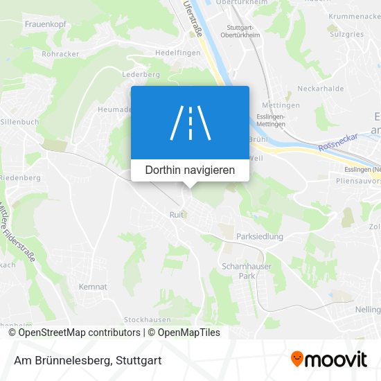 Am Brünnelesberg Karte