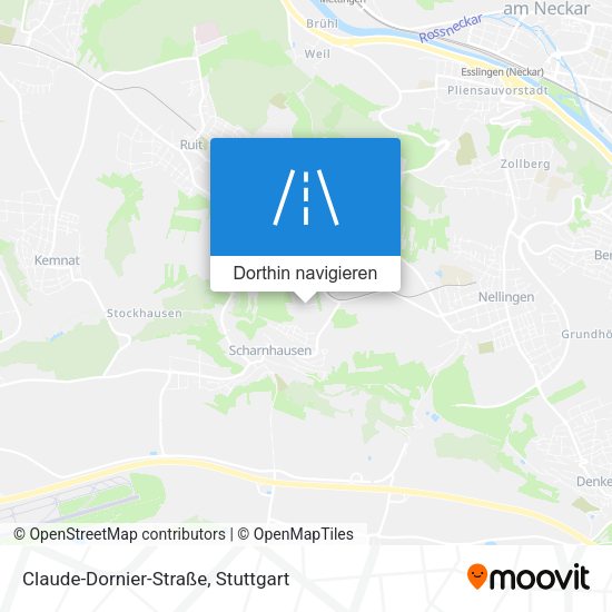 Claude-Dornier-Straße Karte