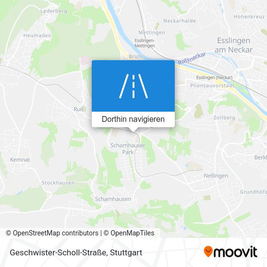 Geschwister-Scholl-Straße Karte