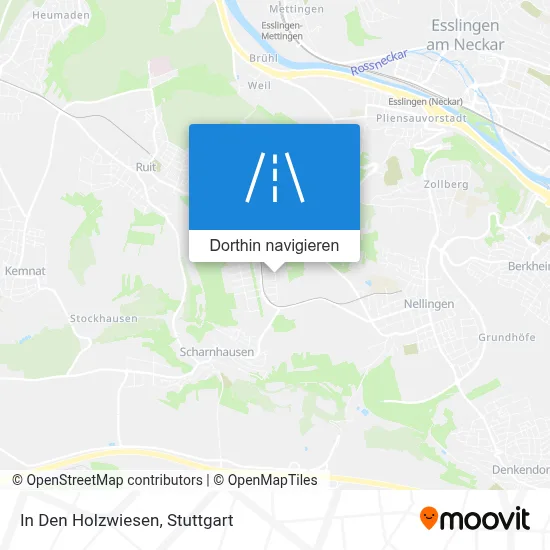 In Den Holzwiesen Karte