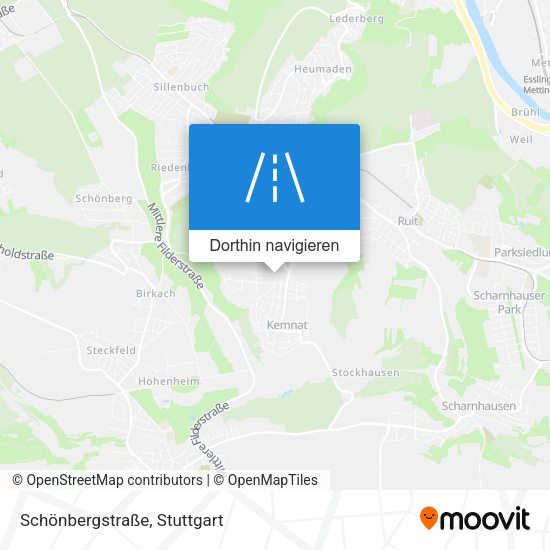 Schönbergstraße Karte