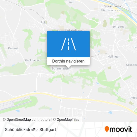 Schönblickstraße Karte
