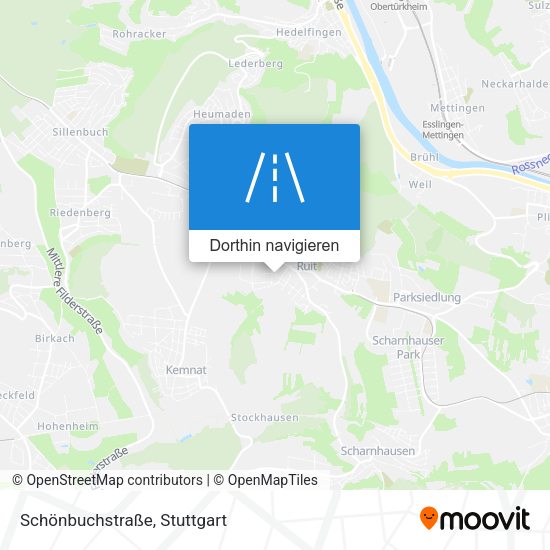 Schönbuchstraße Karte