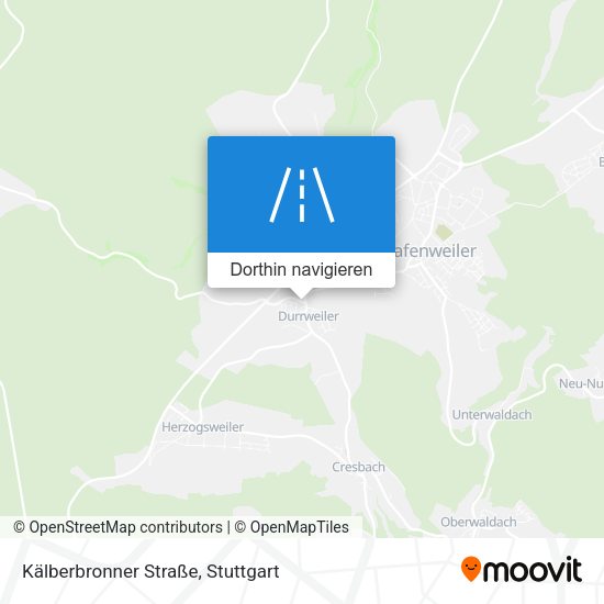 Kälberbronner Straße Karte