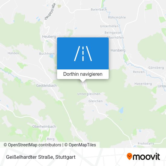 Geißelhardter Straße Karte