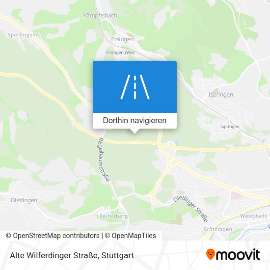 Alte Wilferdinger Straße Karte