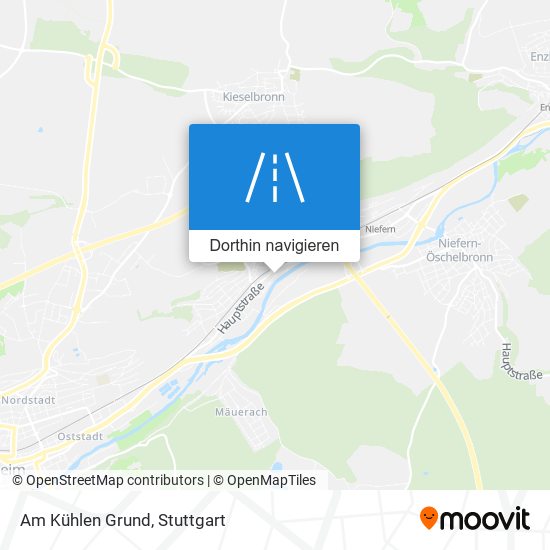 Am Kühlen Grund Karte