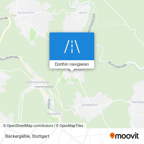 Bäckergäßle Karte