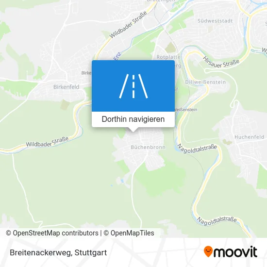 Breitenackerweg Karte