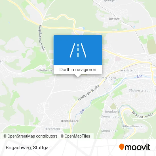 Brigachweg Karte