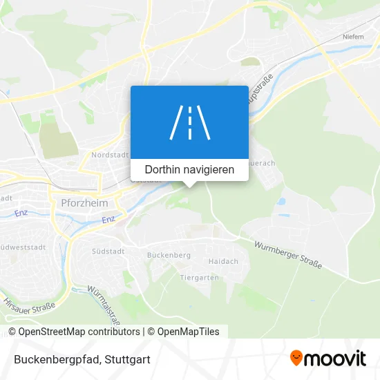 Buckenbergpfad Karte