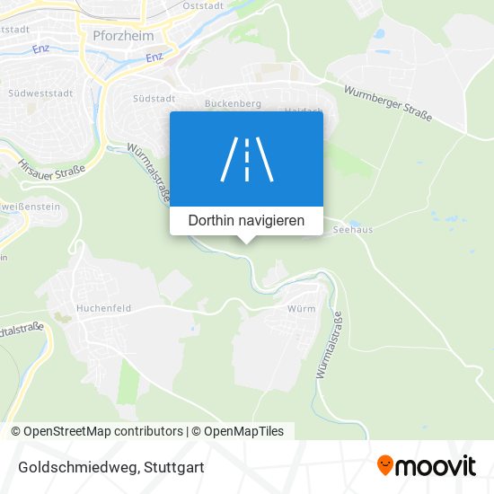 Goldschmiedweg Karte