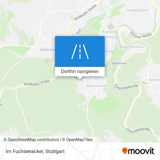 Im Fuchsenacker Karte