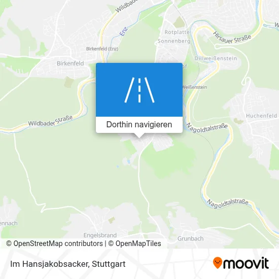 Im Hansjakobsacker Karte