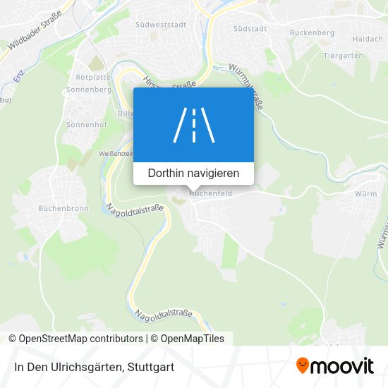 In Den Ulrichsgärten Karte