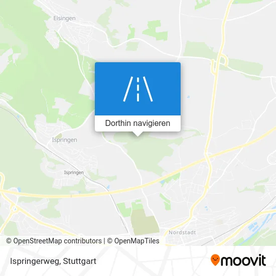Ispringerweg Karte