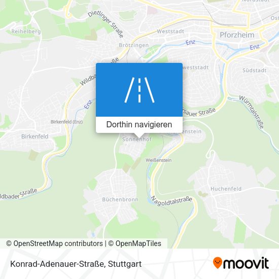 Konrad-Adenauer-Straße Karte