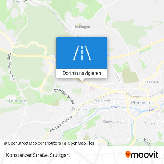 Konstanzer Straße Karte