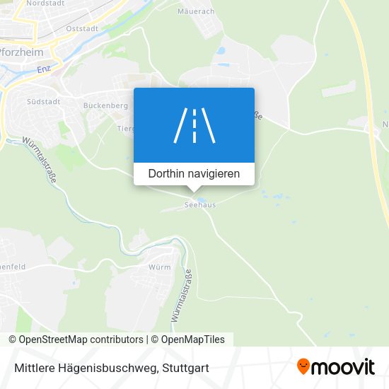 Mittlere Hägenisbuschweg Karte