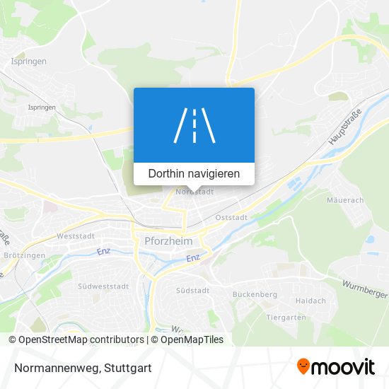 Normannenweg Karte