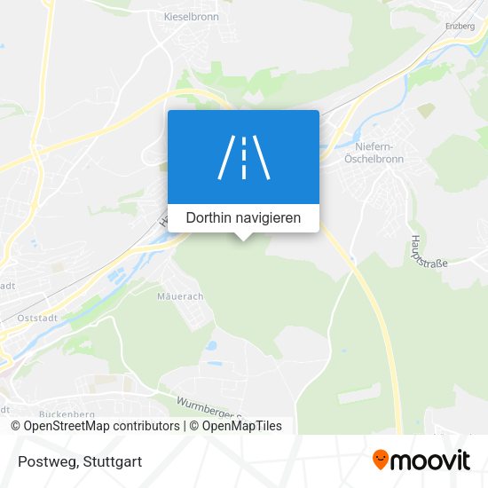 Postweg Karte