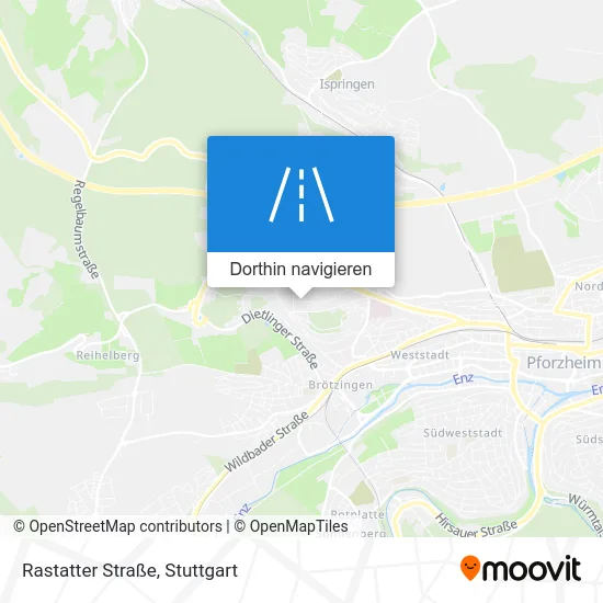 Rastatter Straße Karte