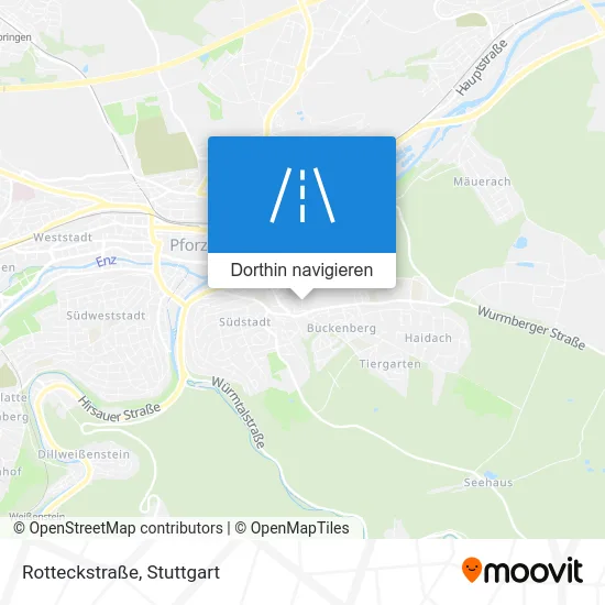 Rotteckstraße Karte