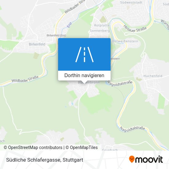 Südliche Schlafergasse Karte