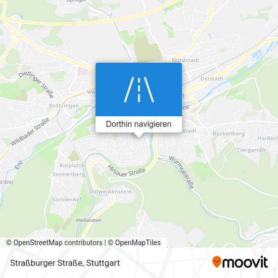 Straßburger Straße Karte