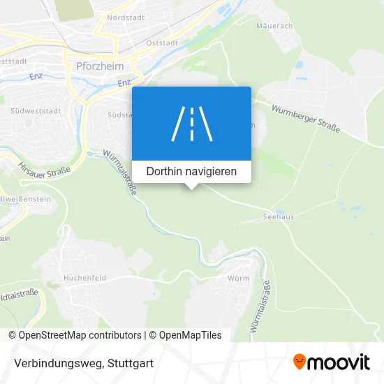 Verbindungsweg Karte