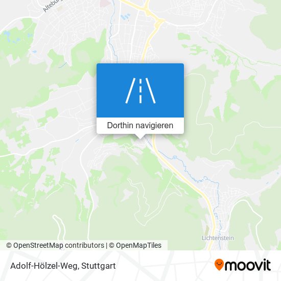 Adolf-Hölzel-Weg Karte