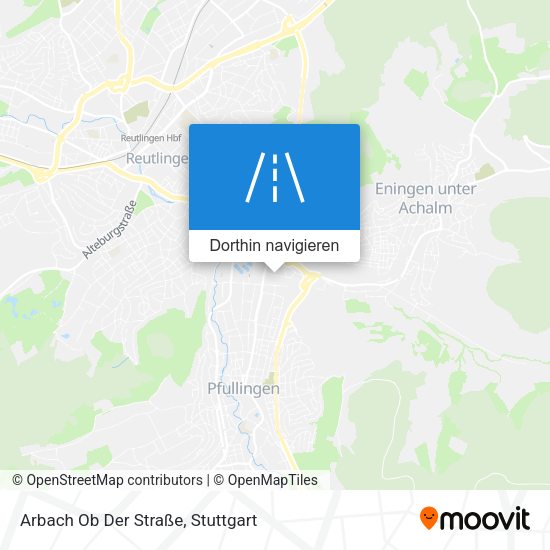 Arbach Ob Der Straße Karte