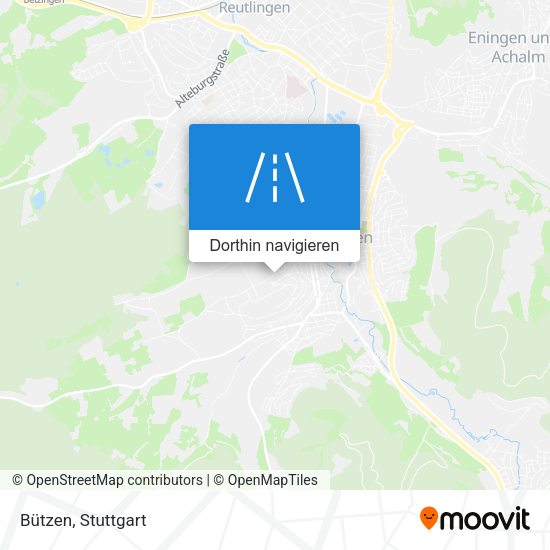 Bützen Karte